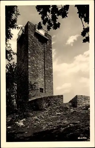 Ak Hainewalde Oberlausitz, Der Turm auf dem Breiteberg