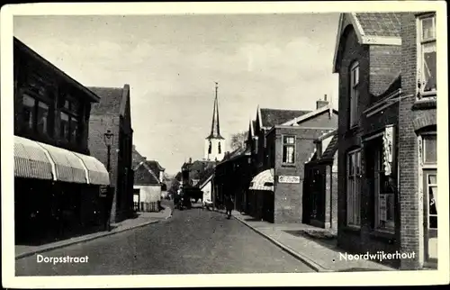 Ak Noordwijkerhout Noordwijk Südholland, Dorpsstraat