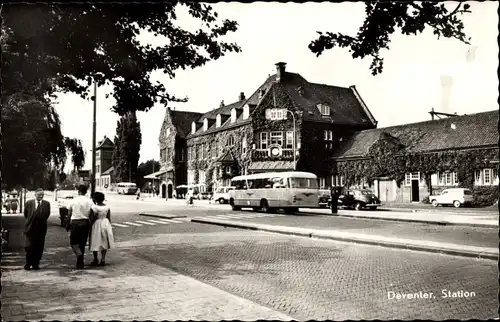 Ak Deventer Overijssel Niederlande, Station