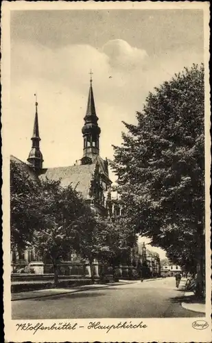 Ak Wolfenbüttel in Niedersachsen, Hauptkirche