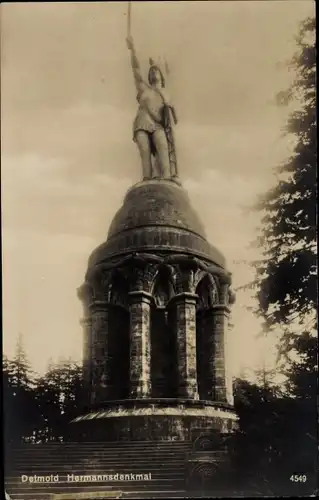 Ak Detmold am Teutoburger Wald, Hermannsdenkmal