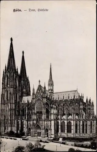 Ak Köln am Rhein, Dom, Südseite