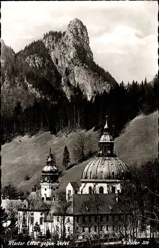Ak Ettal Oberbayern, Kloster, Benediktinerabtei, Kofel