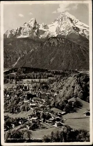Ak Berchtesgaden in Oberbayern, Watzmann