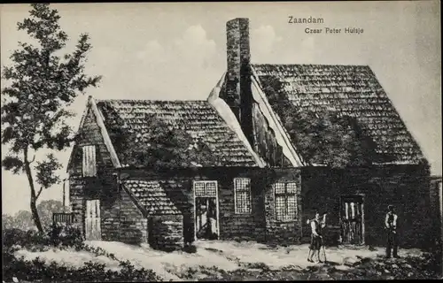 Ak Zaandam Zaanstad Nordholland, Czaar Peterhuisje