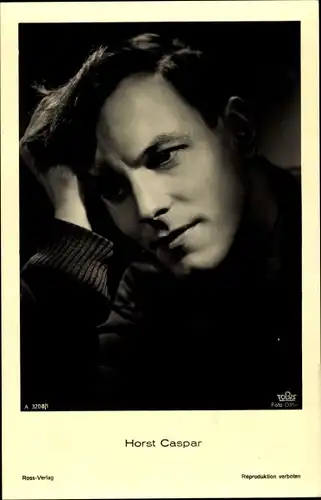 Ak Schauspieler Horst Caspar, Portrait, Ross Verlag A 3208/1