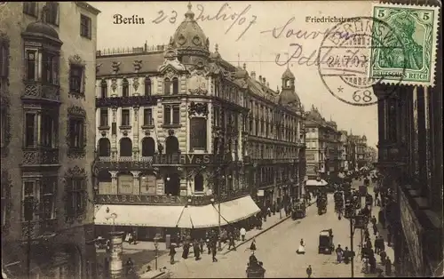 Ak Berlin Mitte, Friedrichstraße, Geschäft Thiery, Knabenmoden