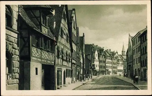 Ak Fürth in Mittelfranken Bayern, Untere Königsstraße