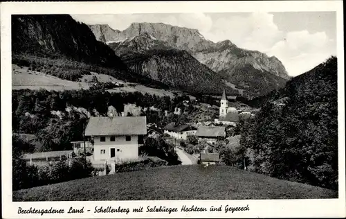 Ak Marktschellenberg Markt Schellenberg in Oberbayern, Ortsansicht