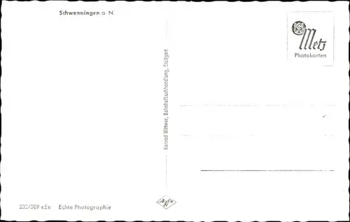 Ak Schwenningen am Neckar, Ortsansicht