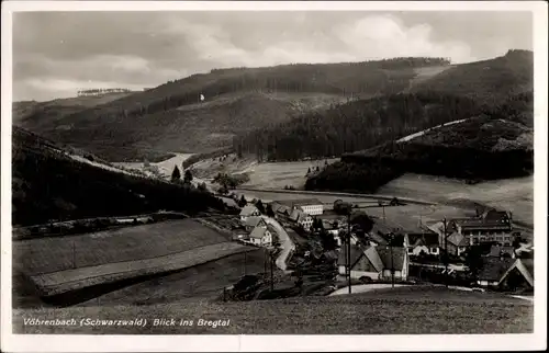 Ak Vöhrenbach im Schwarzwald Baden, Panorama, Bregtal