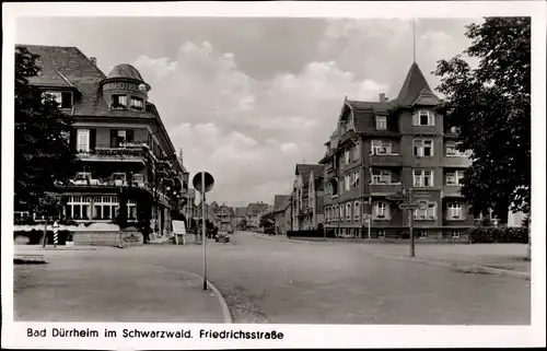 Ak Bad Dürrheim im Schwarzwald, Friedrichsstraße