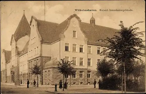 Ak Wilhelmshaven in Niedersachsen, Kaiserliches Intendanturgebäude