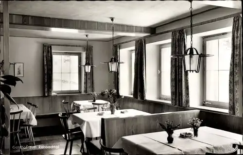 Ak Großrehmühle Marktleugast Oberfranken, Gasthof zum Rehbachtal