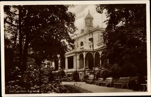 Ak Lądek Zdrój Bad Landeck Schlesien, Kurhaus