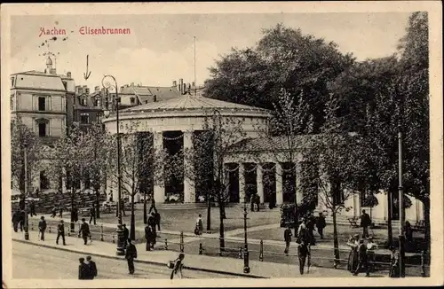 Ak Aachen in Nordrhein Westfalen, Elisenbrunnen