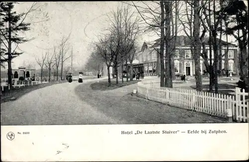 Ak Eefde Zutphen Lochem Gelderland, Hotel De Laaste Stuiver