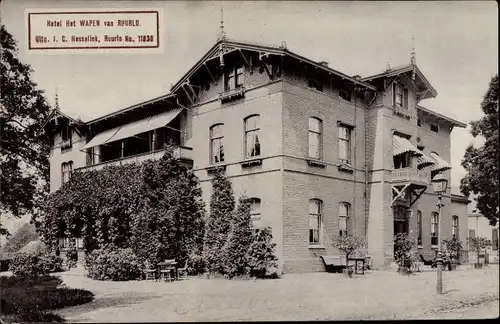 Ak Ruurlo Gelderland, Hotel het Wapen