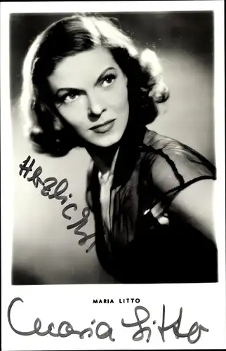Ak Schauspielerin Maria Litto, Portrait, Allianz Film