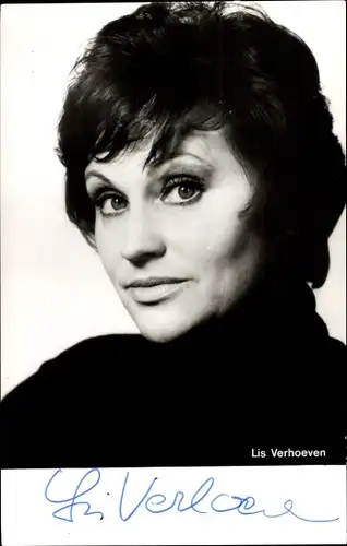 Ak Schauspielerin Lis Verhoeven, Portrait, Autogramm