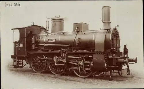 Foto Ak Dampflokomotive 3830, Italienische Staatsbahn