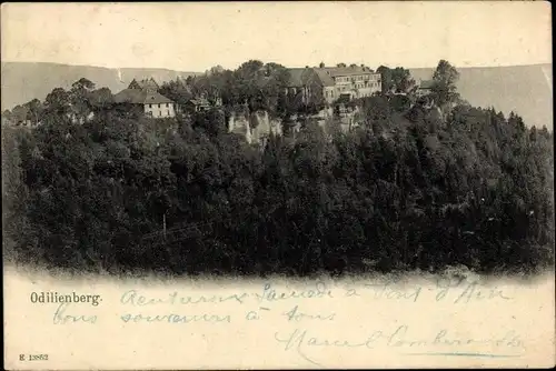 Ak Obernai Elsass Bas Rhin, Odilienberg Mont Sainte Odile