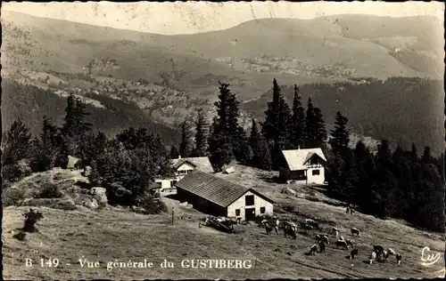 Ak Linthal Elsass Haut Rhin, Restaurant Gustiberg