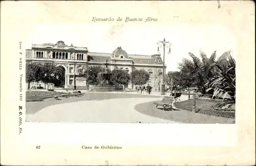 Ak Buenos Aires Argentinien, Casa de Gobierno