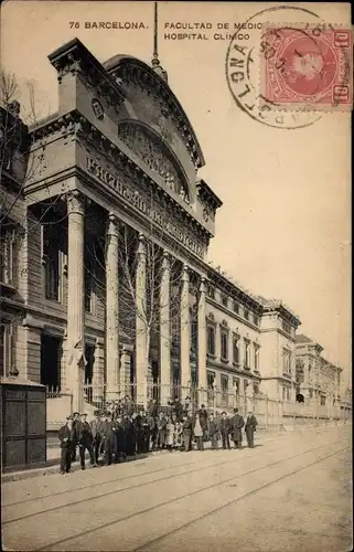 Ak Barcelona Katalonien Spanien, Hospital Clinico