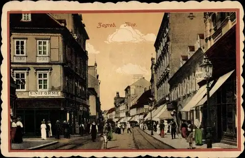 Ak Zagreb Kroatien, Ilica