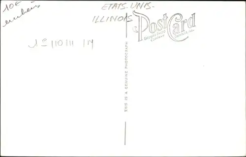 Ak Chicago Illinois USA, Gardiner General Hospital and Apartment Skyscrapers, Luftbild