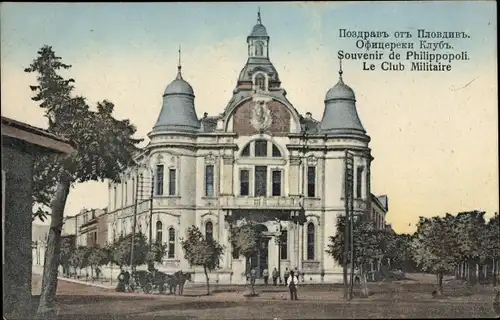 Ak Plovdiv Plowdiw Philippopel Philippopolis Bulgarien, Le Club Militaire