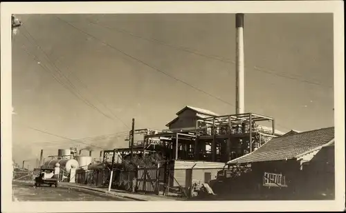 Foto Ak USA, Ortsansicht mit Raffinerie