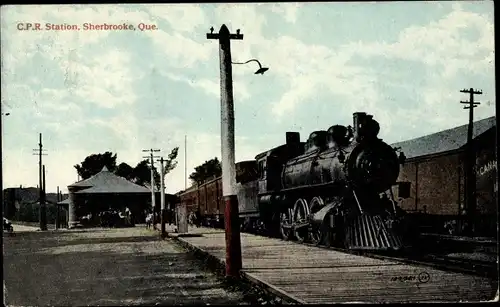 Ak Sherbrooke Québec, CPR Station, Kanadische Eisenbahn