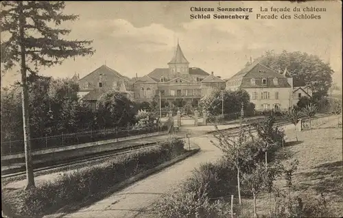 Ak Carspach Karspach Elsass Haut Rhin, Schloss Sonnenberg