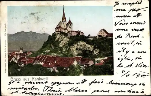 Ak Rankweil in Vorarlberg, Teilansicht