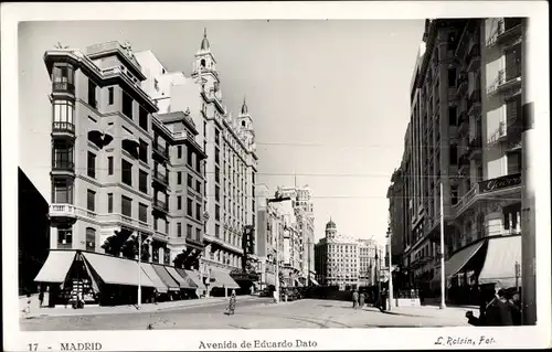 Ak Madrid Spanien, Avenida de Eduardo Dato