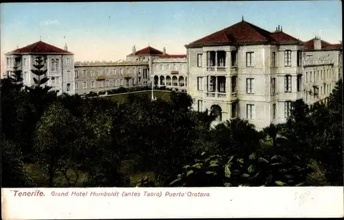 Ak Taoro Puerto Orotava Teneriffa Kanarische Inseln Spanien, Grand Hotel Humboldt