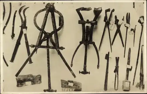 Ak Pompeji Pompei Campania, Surgical Instuments, medizinische Geräte