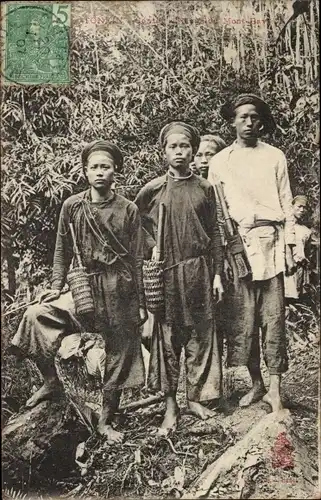 Ak Tonkin Vietnam, Vietnamesen, Einheimische