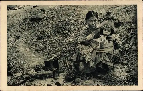 Ak Alaska USA, Pot au feu à la baleine blanche, Détroit de Behring, Beringstraße