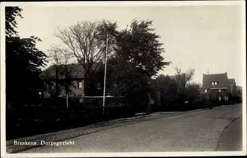 Ak Breskens Sluis Zeeland Niederlande, Dorpsgezicht
