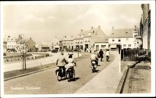 Ak Breskens Sluis Zeeland Niederlande, Spuiplein
