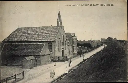 Ak Bruinisse Zeeland, verlengde Beursstraat