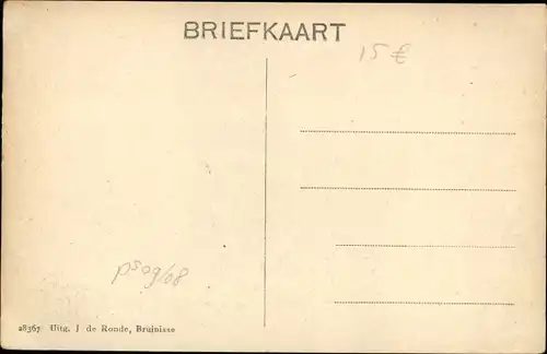 Ak Bruinisse Zeeland, verlengde Beursstraat