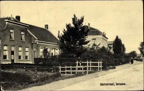 Ak Ierseke Yerseke Reimerswaal Zeeland, Damstraat