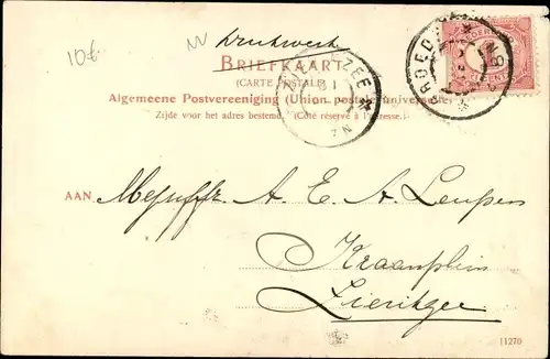 Ak Groede Zeeland, Kruisdijk, Molen