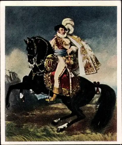Sammelbild Die Großen der Weltgeschichte Gruppe 5 Nr. 106, Jerome Bonaparte, Gros