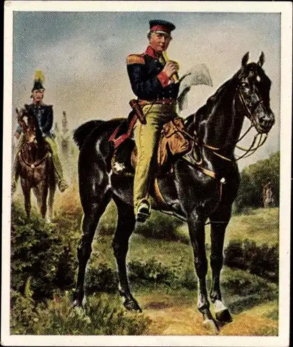 Sammelbild Die Großen der Weltgeschichte Gruppe 5 Nr. 135, Gneisenau, Camphausen