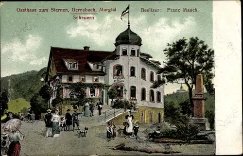 Ak Scheuern Gernsbach im Schwarzwald, Gasthaus zum Sternen